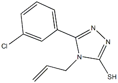 4-ALLYL-5-(3-CHLOROPHENYL)-4H-1,2,4-TRIAZOLE-3-THIOL CAS#: 92286-36-7