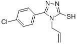 4-ALLYL-5-(4-CHLOROPHENYL)-4H-1,2,4-TRIAZOLE-3-THIOL CAS#: 91092-12-5