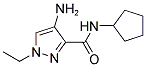 4-AMINO-1-ETHYL-1 H-PYRAZOLE-3-CARBOXYLIC ACID CYCLOPENTYLAMIDE CAS#: 895930-41-3