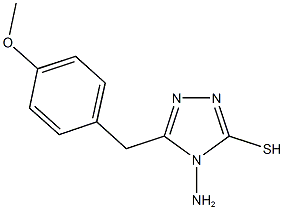 4-AMINO-5-(4-METHOXYBENZYL)-4H-1,2,4-TRIAZOLE-3-THIOL CAS#: 93073-14-4