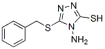 4-AMINO-5-(BENZYLTHIO)-4H-1,2,4-TRIAZOLE-3-THIOL CAS#: 90535-72-1