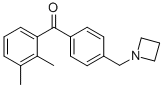 4'-AZETIDINOMETHYL-2,3-DIMETHYLBENZOPHENONE CAS#: 898756-58-6