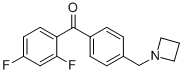 4'-AZETIDINOMETHYL-2,4-DIFLUOROBENZOPHENONE CAS#: 898757-03-4