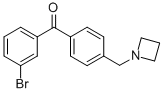 4'-AZETIDINOMETHYL-3-BROMOBENZOPHENONE CAS#: 898756-40-6