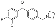 4'-AZETIDINOMETHYL-3-CHLORO-4-FLUOROBENZOPHENONE CAS#: 898756-77-9