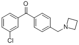 4'-AZETIDINOMETHYL-3-CHLOROBENZOPHENONE CAS#: 898756-46-2