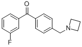 4'-AZETIDINOMETHYL-3-FLUOROBENZOPHENONE CAS#: 898756-52-0