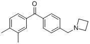 4'-AZETIDINOMETHYL-3,4-DIMETHYLBENZOPHENONE CAS#: 898756-69-9