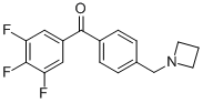 4'-AZETIDINOMETHYL-3,4,5-TRIFLUOROBENZOPHENONE CAS#: 898757-08-9