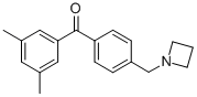 4'-AZETIDINOMETHYL-3,5-DIMETHYLBENZOPHENONE CAS#: 898756-71-3
