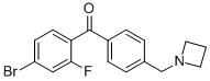 4'-AZETIDINOMETHYL-4-BROMO-2-FLUOROBENZOPHENONE CAS#: 898756-87-1