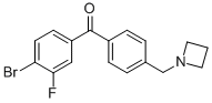 4'-AZETIDINOMETHYL-4-BROMO-3-FLUOROBENZOPHENONE CAS#: 898756-73-5
