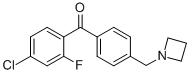 4'-AZETIDINOMETHYL-4-CHLORO-2-FLUOROBENZOPHENONE CAS#: 898756-92-8
