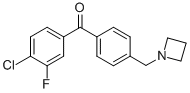 4'-AZETIDINOMETHYL-4-CHLORO-3-FLUOROBENZOPHENONE CAS#: 898756-75-7