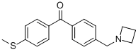 4-AZETIDINOMETHYL-4'-THIOMETHYLBENZOPHENONE CAS#: 898756-37-1