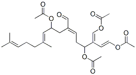 (-)-4-(Acetyloxy)-2-[3,6-bis(acetyloxy)-4-[(acetyloxy)methylene]-5-hexenylidene]-6,10-dimethyl-5,9-undecadienal CAS#: 94480-86-1
