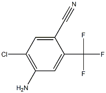 4-Amino-5-chloro-2-(trifluoromethyl)benzonitrile CAS#: 888073-09-4