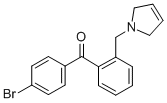 4'-BROMO-2-(3-PYRROLINOMETHYL) BENZOPHENONE CAS#: 898763-08-1