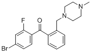 4-BROMO-2-FLUORO-2'-(4-METHYLPIPERAZINOMETHYL) BENZOPHENONE CAS#: 898762-18-0