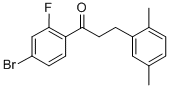 4'-BROMO-3-(2,5-DIMETHYLPHENYL)-2'-FLUOROPROPIOPHENONE CAS#: 898753-88-3