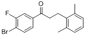 4'-BROMO-3-(2,6-DIMETHYLPHENYL)-3'-FLUOROPROPIOPHENONE CAS#: 898754-94-4