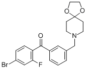 4-BROMO-3'-[8-(1,4-DIOXA-8-AZASPIRO[4.5]DECYL)METHYL]-2-FLUOROBENZOPHENONE CAS#: 898762-09-9