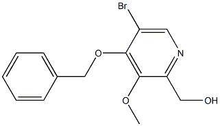 (4-(Benzyloxy)-5-Bromo-3-Methoxypyridin-2-Yl)Methanol CAS#: 895134-17-5