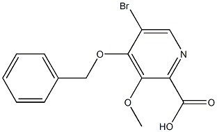 4-(Benzyloxy)-5-broMo-3-Methoxypicolinic acid CAS#: 895134-21-1