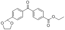 4-CARBOETHOXY-4'-(1,3-DIOXOLAN-2-YL)BENZOPHENONE CAS#: 898760-00-4