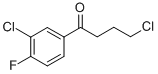 4-CHLORO-1-(3-CHLORO-4-FLUOROPHENYL)-1-OXOBUTANE CAS#: 898761-12-1