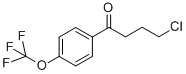 4-CHLORO-1-OXO-1-(4-TRIFLUOROMETHOXYPHENYL)BUTANE CAS#: 898761-60-9