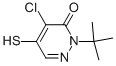 4-CHLORO-2-(1,1-DIMETHYLETHYL)-5-MERCAPTO-3(2H)-PYRIDAZINONE CAS#: 96490-18-5