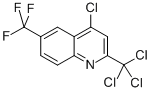 4-CHLORO-2-TRICHLOROMETHYL-6-TRIFLUOROMETHYLQUINOLINE CAS#: 91991-82-1