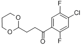 4'-CHLORO-2',5'-DIFLUORO-3-(1,3-DIOXAN-2-YL)-PROPIOPHENONE CAS#: 898757-38-5