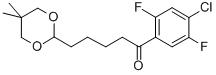 4'-CHLORO-2',5'-DIFLUORO-5-(5,5-DIMETHYL-1,3-DIOXAN-2-YL)VALEROPHENONE CAS#: 898757-44-3