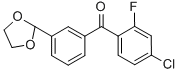 4-CHLORO-3'-(1,3-DIOXOLAN-2-YL)-2-FLUOROBENZOPHENONE CAS#: 898759-46-1
