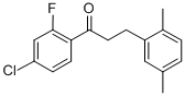 4'-CHLORO-3-(2,5-DIMETHYLPHENYL)-2'-FLUOROPROPIOPHENONE CAS#: 898753-94-1