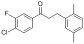 4'-CHLORO-3-(2,5-DIMETHYLPHENYL)-3'-FLUOROPROPIOPHENONE CAS#: 898753-69-0