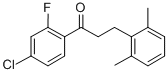 4'-CHLORO-3-(2,6-DIMETHYLPHENYL)-2'-FLUOROPROPIOPHENONE CAS#: 898755-16-3