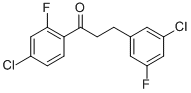 4'-CHLORO-3-(3-CHLORO-5-FLUOROPHENYL)-2'-FLUOROPROPIOPHENONE CAS#: 898751-20-7