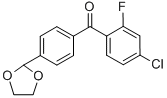 4-CHLORO-4'-(1,3-DIOXOLAN-2-YL)-2-FLUOROBENZOPHENONE CAS#: 898760-64-0