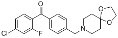 4-CHLORO-4'-[8-(1,4-DIOXA-8-AZASPIRO[4.5]DECYL)METHYL]-2-FLUOROBENZOPHENONE CAS#: 898758-25-3