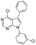 4-CHLORO-7-(3-CHLOROPHENYL)-5-PHENYL-7H-PYRROLO[2,3-D]PYRIMIDINE CAS#: 890091-44-8