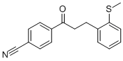 4'-CYANO-3-(2-THIOMETHYLPHENYL)PROPIOPHENONE CAS#: 898754-36-4