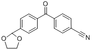 4-CYANO-4'-(1,3-DIOXOLAN-2-YL)BENZOPHENONE CAS#: 898759-96-1