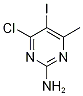 4-Chloro-5-iodo-6-methylpyrimidin-2-amine CAS#: 897030-99-8