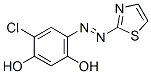 4-Chloro-6-[(thiazol-2-yl)azo]benzene-1,3-diol CAS#: 97839-24-2