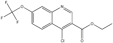 4-Chloro-7-(trifluoromethoxy)quinoline-3-carboxylic acid ethyl ester CAS#: 890841-23-3
