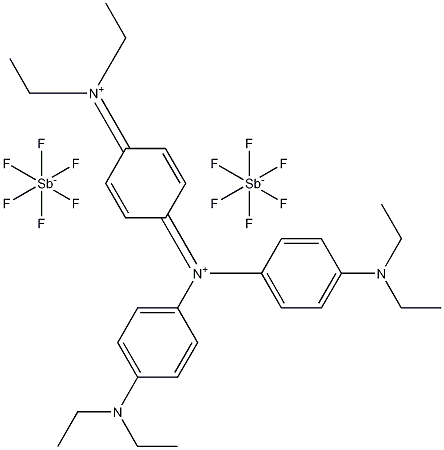 4-(Diethylamino)-N-[4-(diethylamino)phenyl]-N-[4-(diethyliminio)-2,5-cyclohexadien-1-ylidene]benzenaminium hexafluoroantimonate(1-) CAS#: 93410-50-5