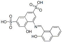 4-Hydroxy-5-[[(2-hydroxy-1-naphthalenyl)methylene]amino]-2,7-naphthalenedisulfonic acid CAS#: 94787-53-8